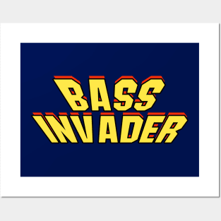 Bass Invader Posters and Art